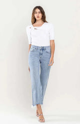 Kendall High Rise Cropped Dad Jean