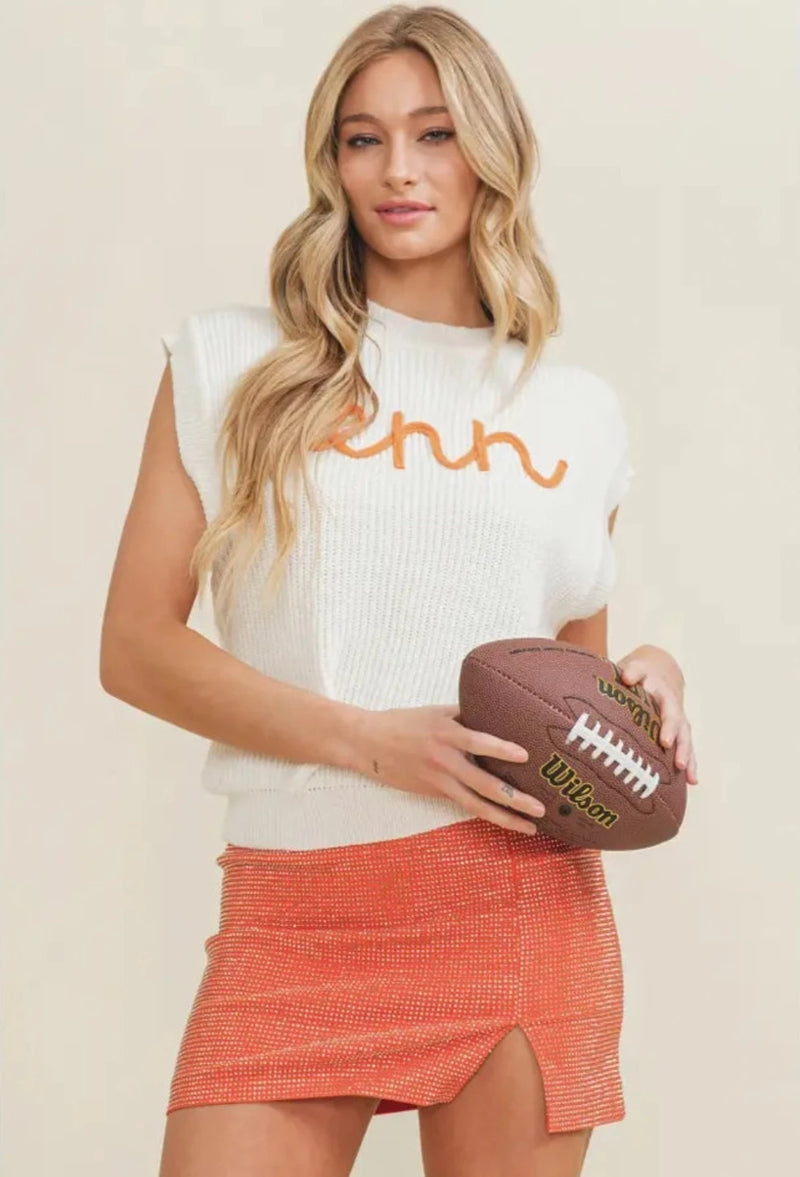 Tennessee Faux Embroidery Tee Shirt