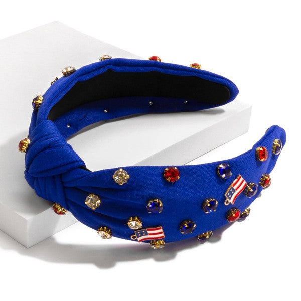 Americana Rhinestone Headband