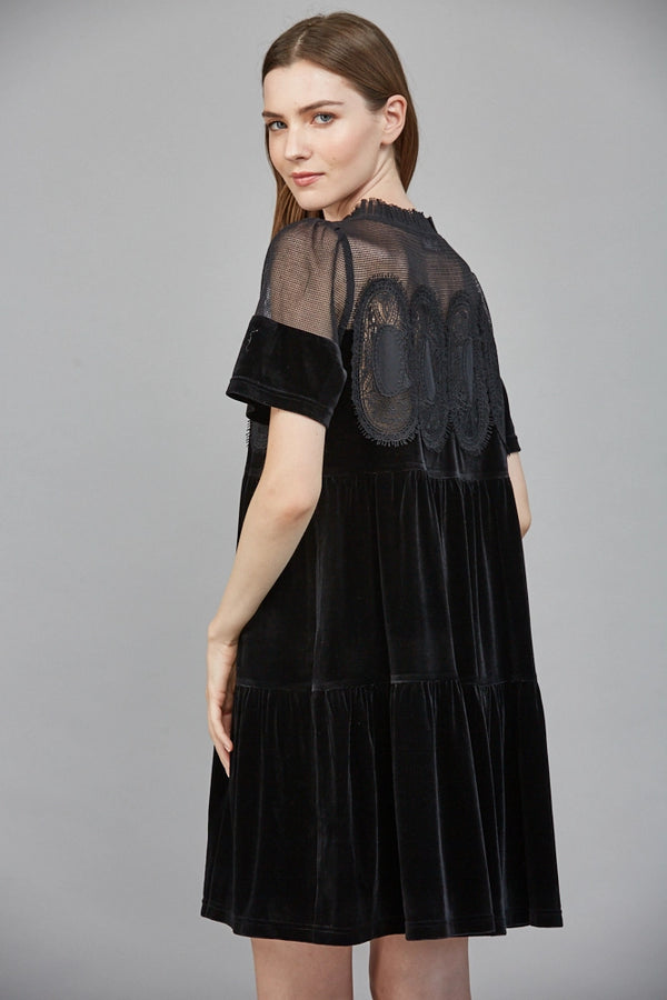 The Noir Velvet Dress