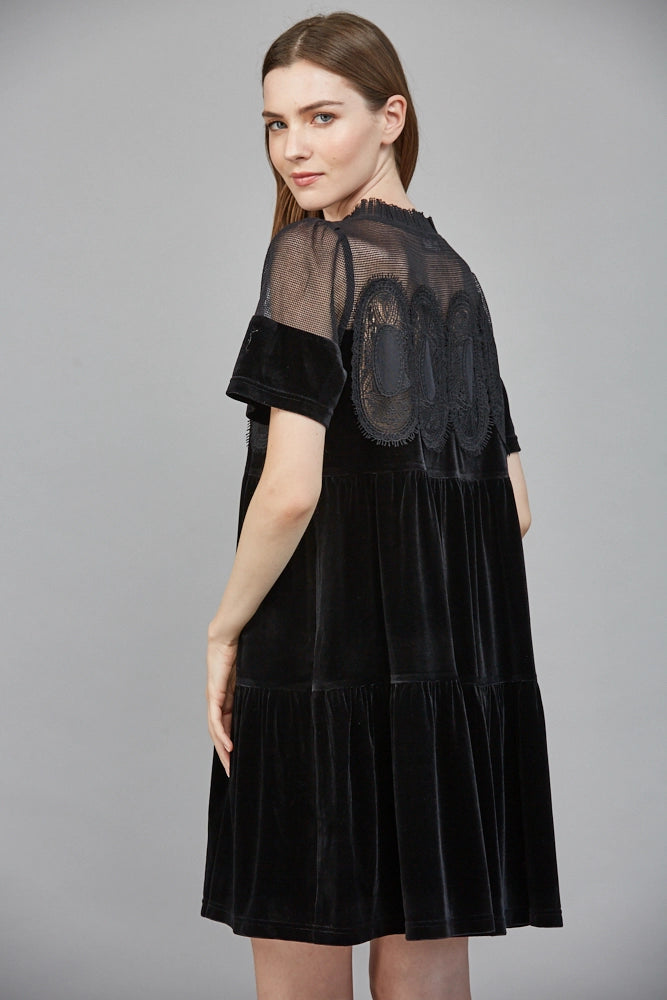 The Noir Velvet Dress