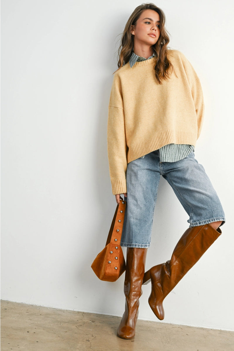 Marigold Tie Back Sweater