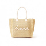 Summer Straw Tote