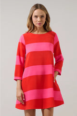 Lolli Stripe Lonna Shift Mini Dress