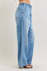 Judy Blue Featherweight Baggy Elasticated Jeans