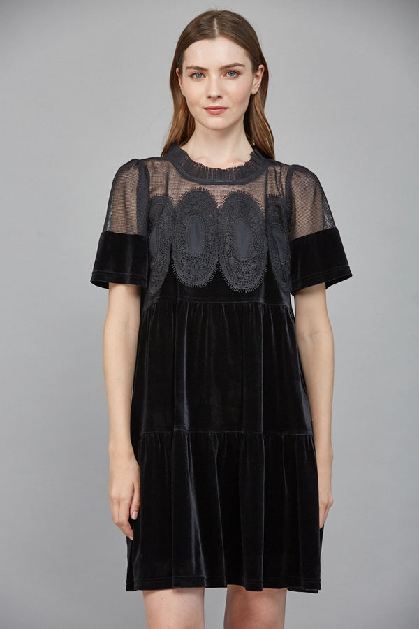 The Noir Velvet Dress