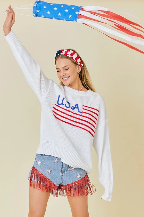 God Bless America Sweater