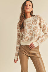 Flower Market Knit Sweater