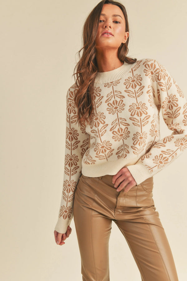 Flower Market Knit Sweater