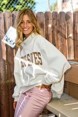 Cross/Jesus Saves Reversible Mock Neck Sweatshirt