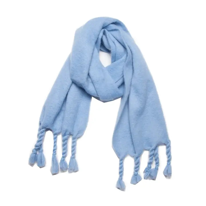 Chunky Solid Tassel Scarf (3 Colors)