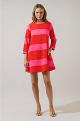 Lolli Stripe Lonna Shift Mini Dress