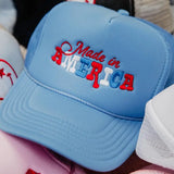 Made in America Embroidered Trucker Hat