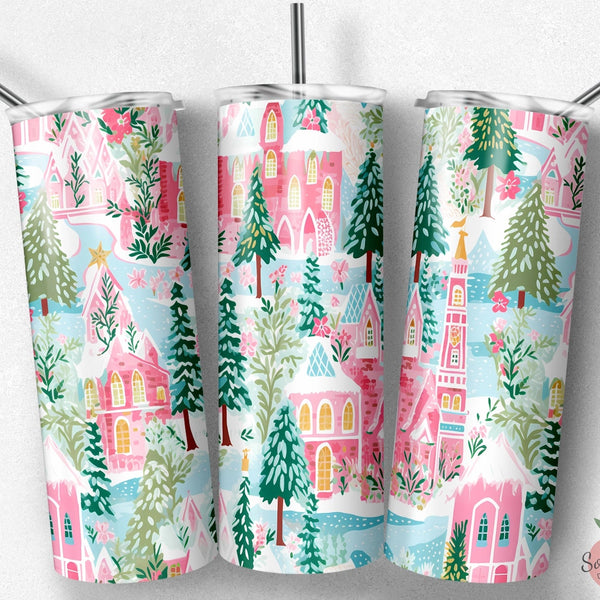 Christmas Village 20oz Tumbler