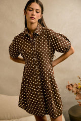 The Cocoa Dot Dress