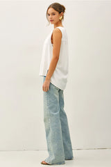 Shoreline Linen Blouse