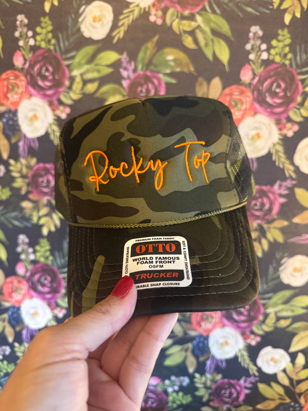 Rocky Top Camo Trucker Hat