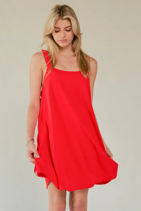 Litte Red Cover Up Dress