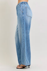 Judy Blue Featherweight Baggy Elasticated Jeans