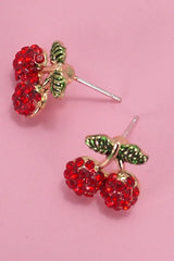 Cherry Stud Earrings