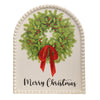 Gallery Wood Merry Christmas Wreath