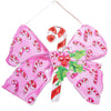 Vintage Candy Cane Bow Door Hanger