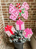 Vintage Candy Cane Bow Door Hanger