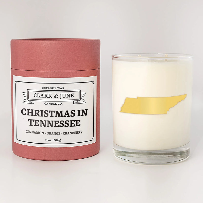 Tennessee Christmas Candle