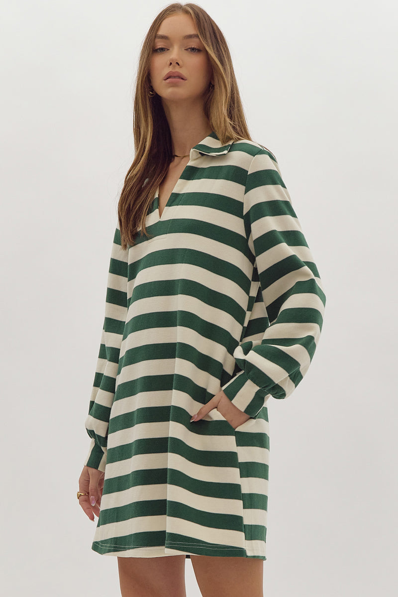 New England Stripe Dress