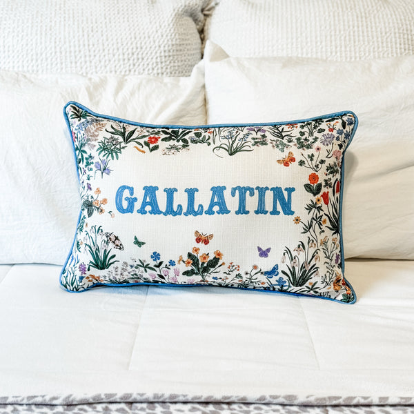 Gallatin Millie Flower Pillow