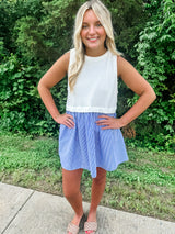 Freedom Stripes Mini Dress