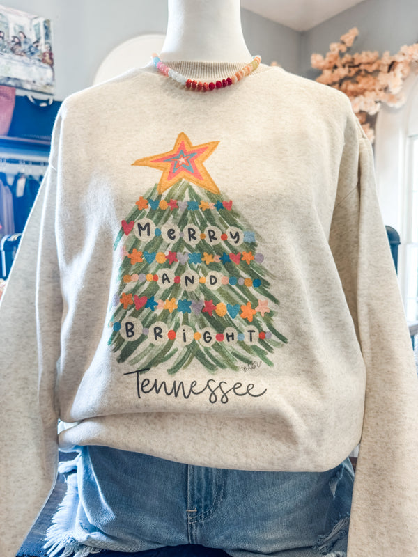 Merry & Bright Tennessee Sweatshirt