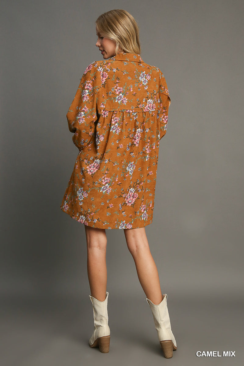 Rustic Bloom Floral Dress