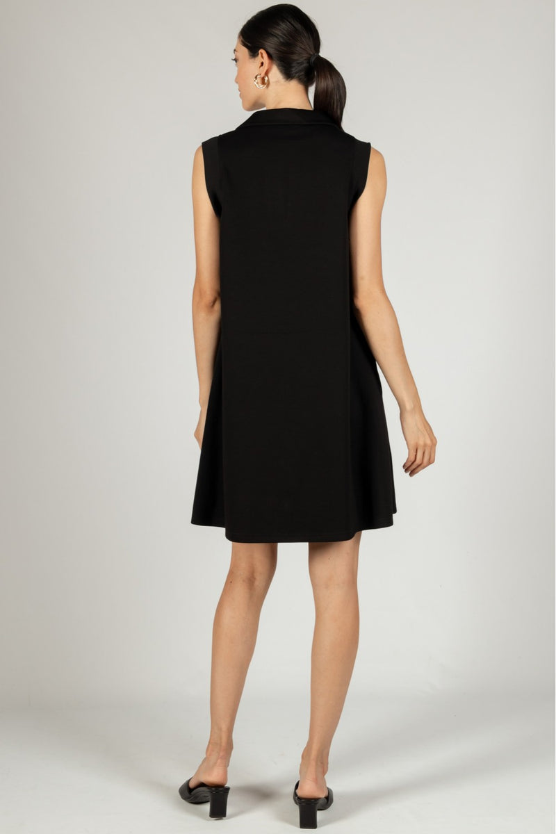 Luxe Scuba Collared Dress