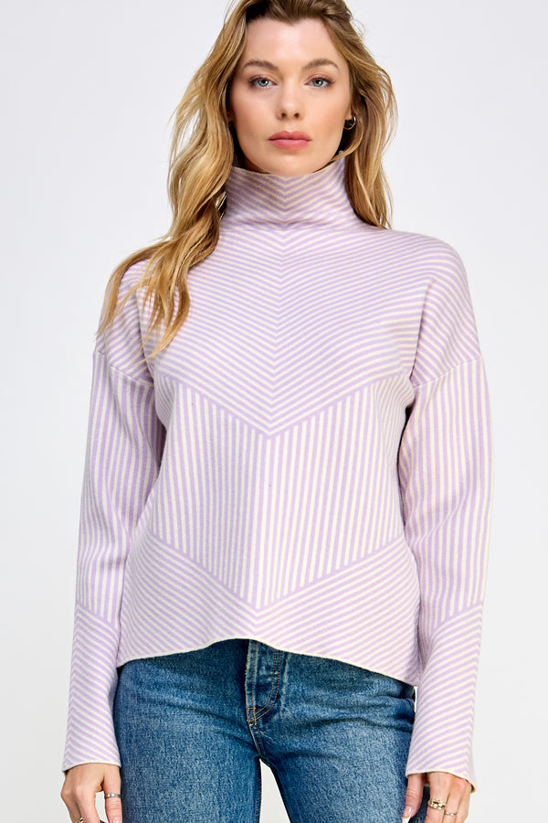 Sweet Lovely Lilac Sweater
