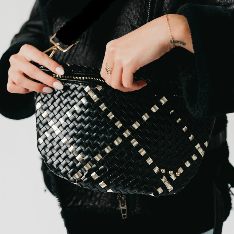 Suede Westlyn Woven Bum Bag