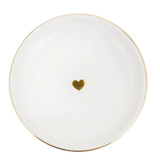 Gold Heart Jewelry Dish