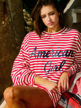 American Girl Stripe Pullover