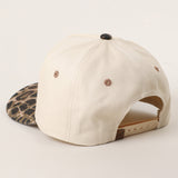 Two-Tone Leopard Print Trucker
