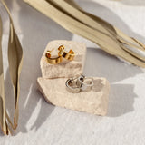 Sable Hoops (Silver) Water Resistant