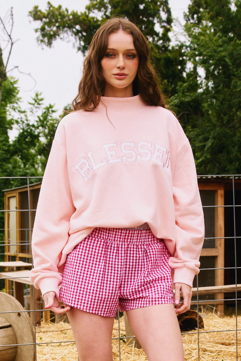 Blessed Mockneck Sweatshirt
