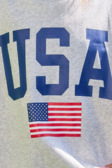 USA Mock Neck Sweatshirt