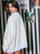 Tennessee Embroidered Mock Neck Sweatshirt