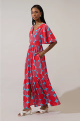 Pismo Flutter Maxi Dress Torry Geo