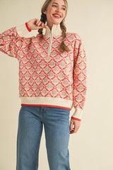 Floral Whimsy Pullover