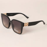 Colored Frame Squircle Shape Frame Sunglasses