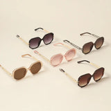 Geometric Frame Sunglasses