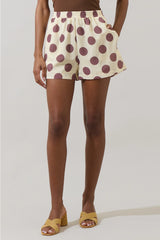 Violda Dot High Waisted Shorts