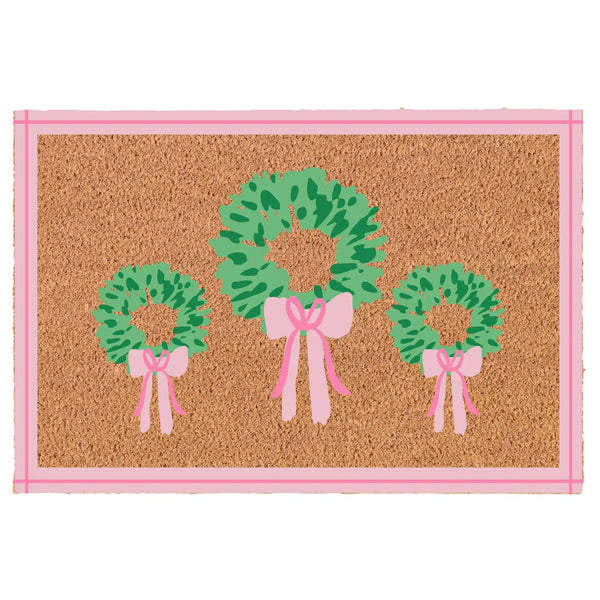 Door Mat Rosy Wreaths