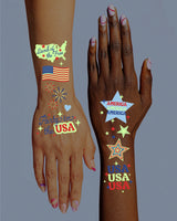 Fourth of July Tattoos | Glow in Dark